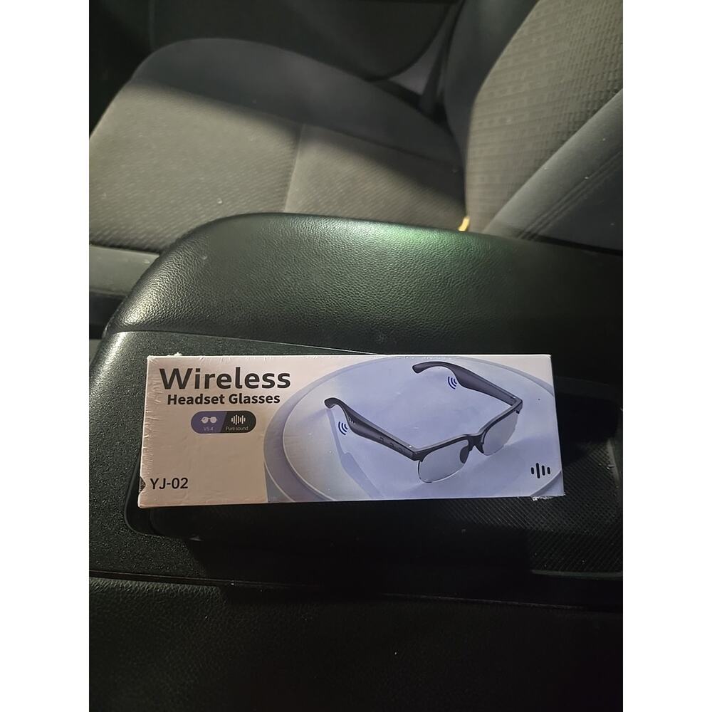 Wireless Headset Glasses Audio Smart Sunglasses - Black New In Box